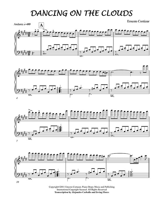 Dancing On The Clouds Sheet Music Composed by Ernesto Cortazar