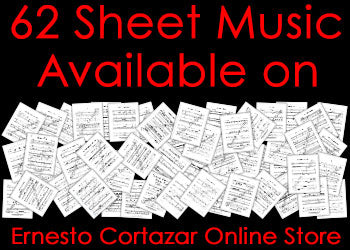 62 Sheet Music now available on ErnestoCortazar.net