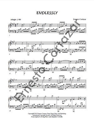 Endlessly - Sheet Music now available on ErnestoCortazar.net