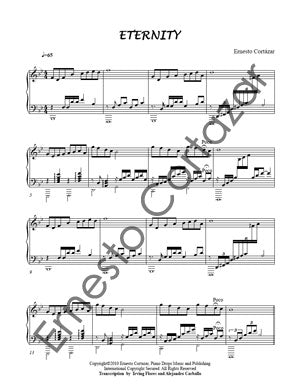 Eternity - Sheet Music now available on ErnestoCortazar.net