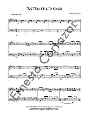Intimate Liaison - Sheet Music now available on ErnestoCortazar.net