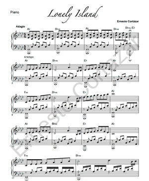 “Lonely Island - Sheet Music” Now Available on ErnestoCortazar.net