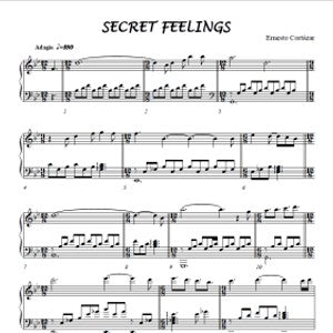 "Secret Feelings - Sheet Music" is now available on ErnestoCortazar.net