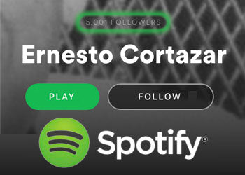 Ernesto Cortazar reaches 5000 Followers on Spotify