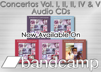 Concertos Vol. I, II, III, IV and V Audio CDs Now Available On Bandcamp