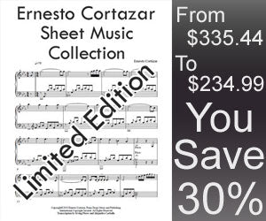 Ernesto Cortazar's Sheet Music Collection $259.99 Save $165.30!