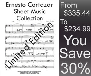 Ernesto Cortazar's Sheet Music Collection $259.99 Save $225.20!