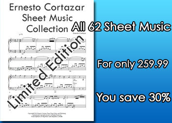 Ernesto Cortazar's Sheet Music Collection Pack is available for just $259.99